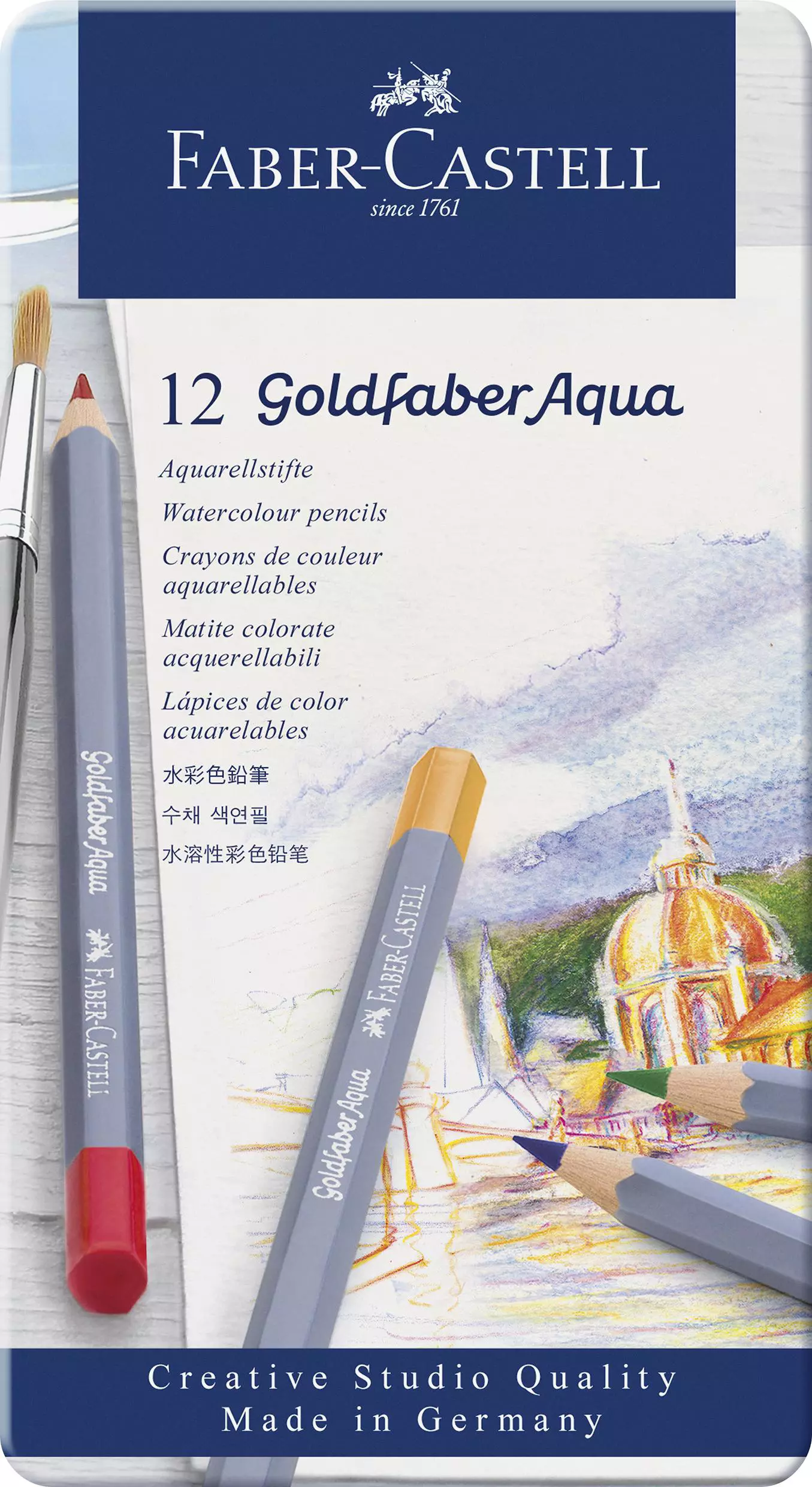 Faber-Castell Watercol. Penc. Goldfaber Aqua Tin