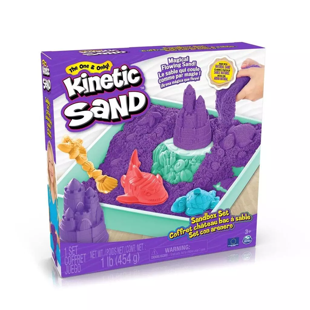 Kinetic Sand Sandbox Set Purple 6067477