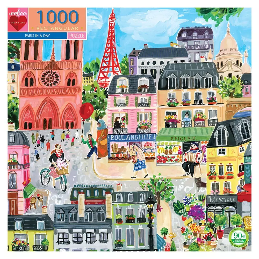 Eeboo Puzzle Paris In A Day