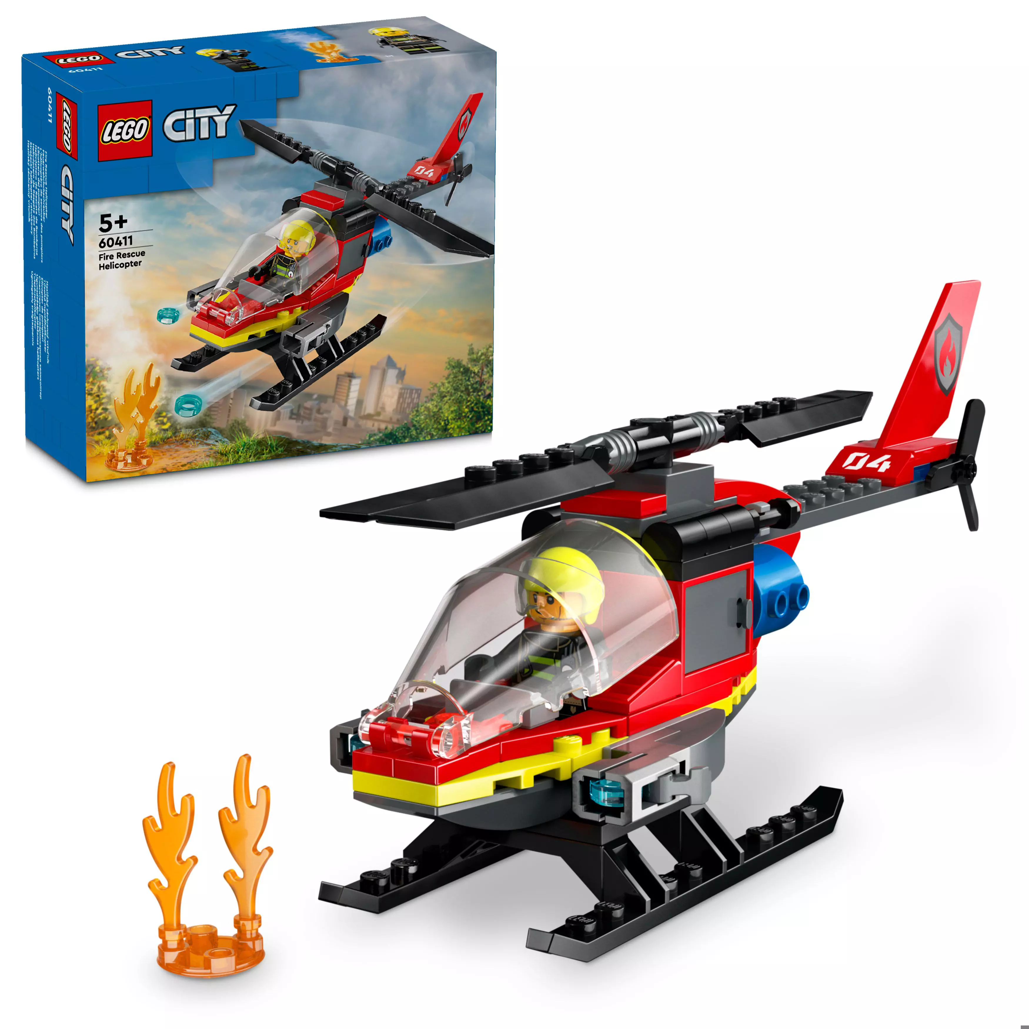 Lego City Palokunnan Pelastushelikopteri 60411