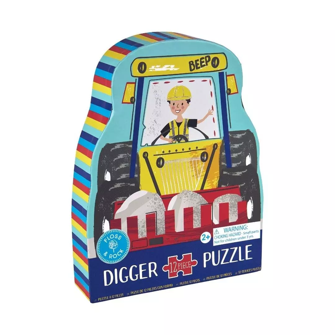 Flossrock Digger 12Pc Shaped Jigsaw With