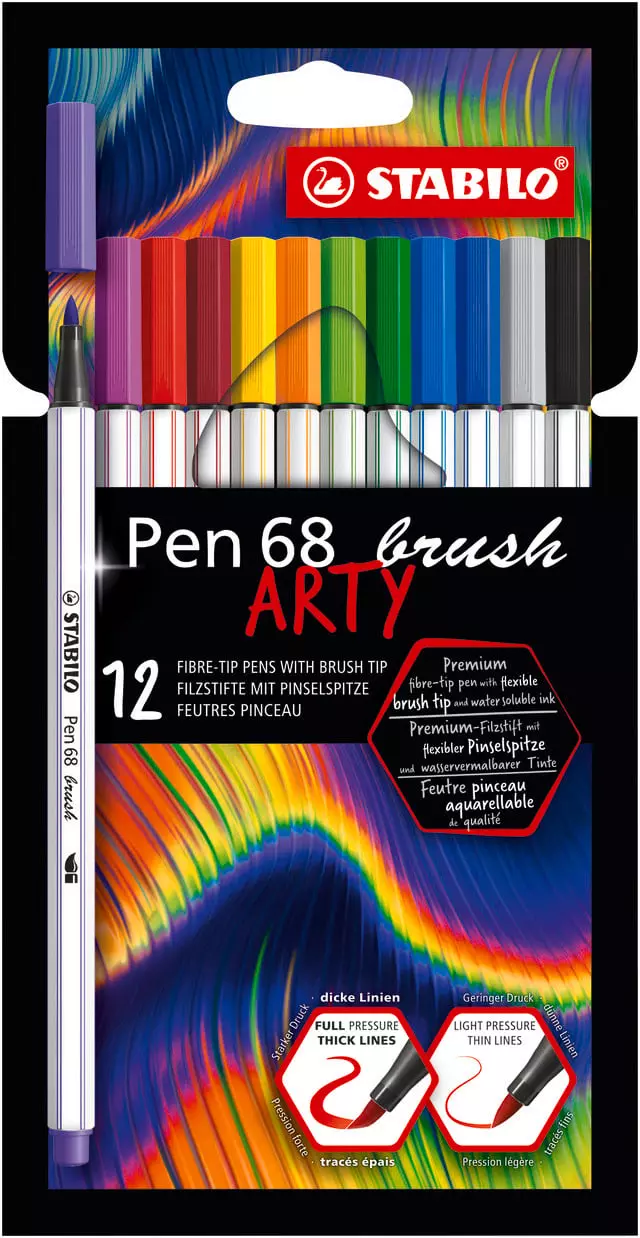 Stabilo Pen Brush Arty Pcs 204029