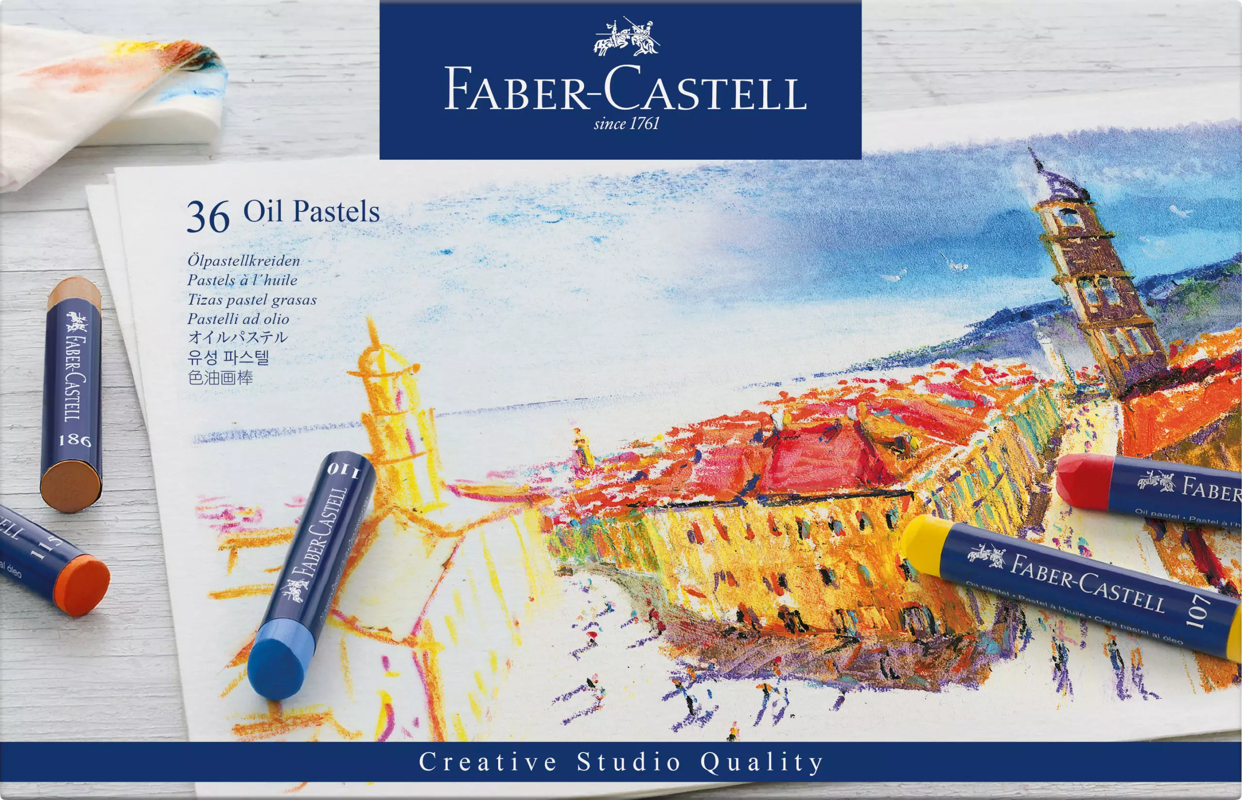 Faber-Castell Oil Pastel Crayons Studio Quality