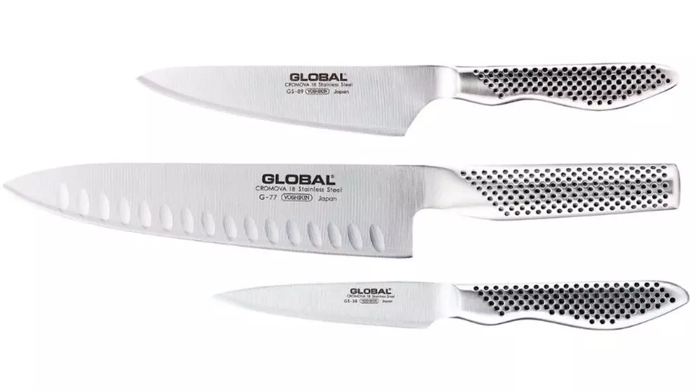 Global Classic Piece Knife Set With