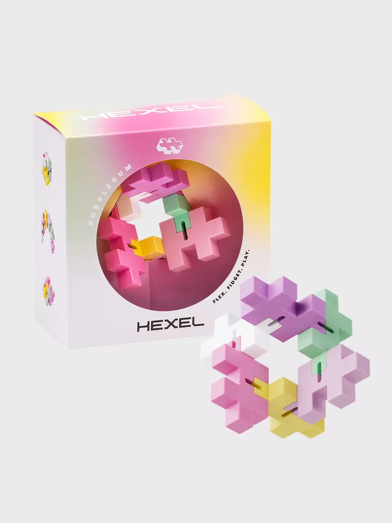 Plus-Plus Hexel Bubblegum 3487