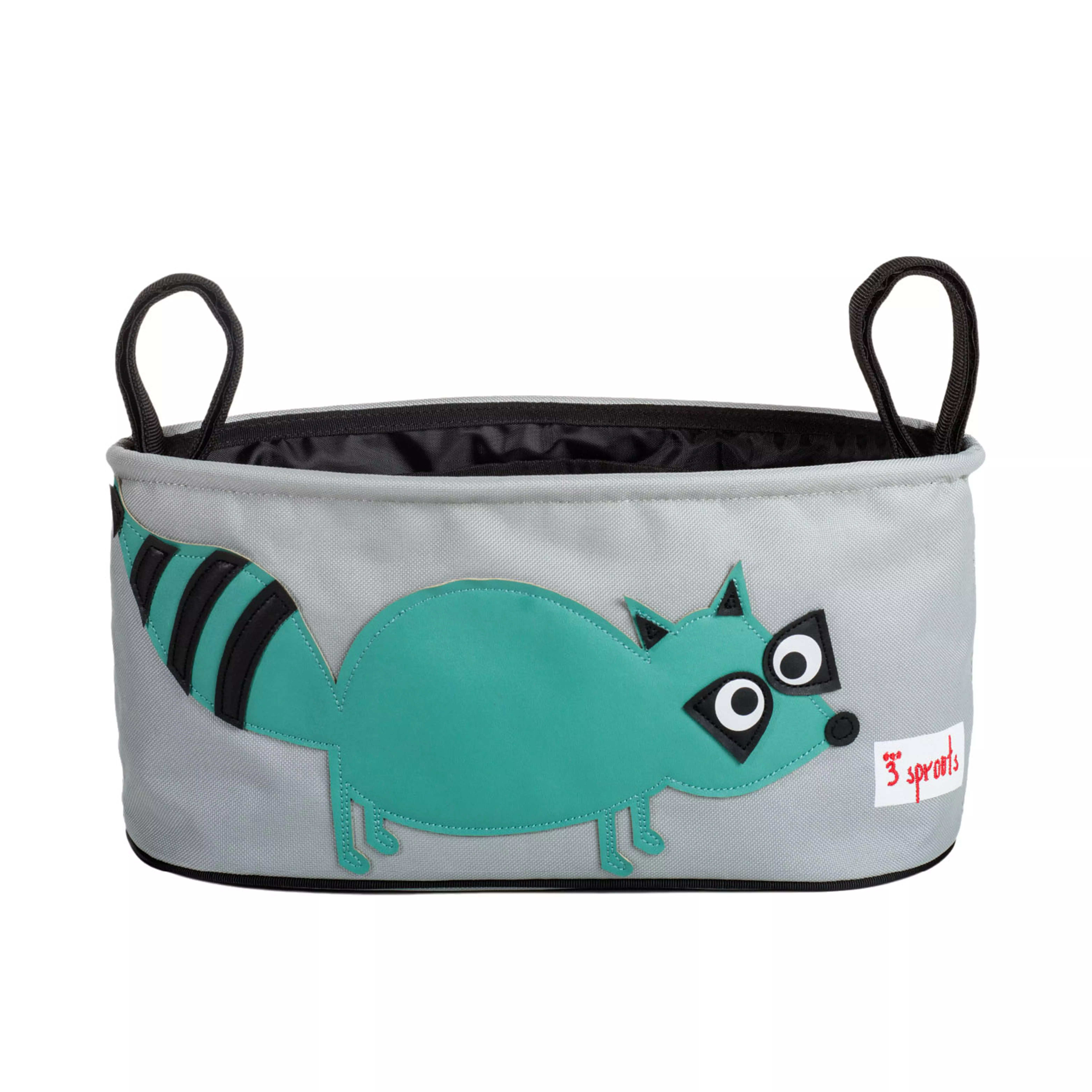 Sprouts Stroller Organizer Teal Raccoon