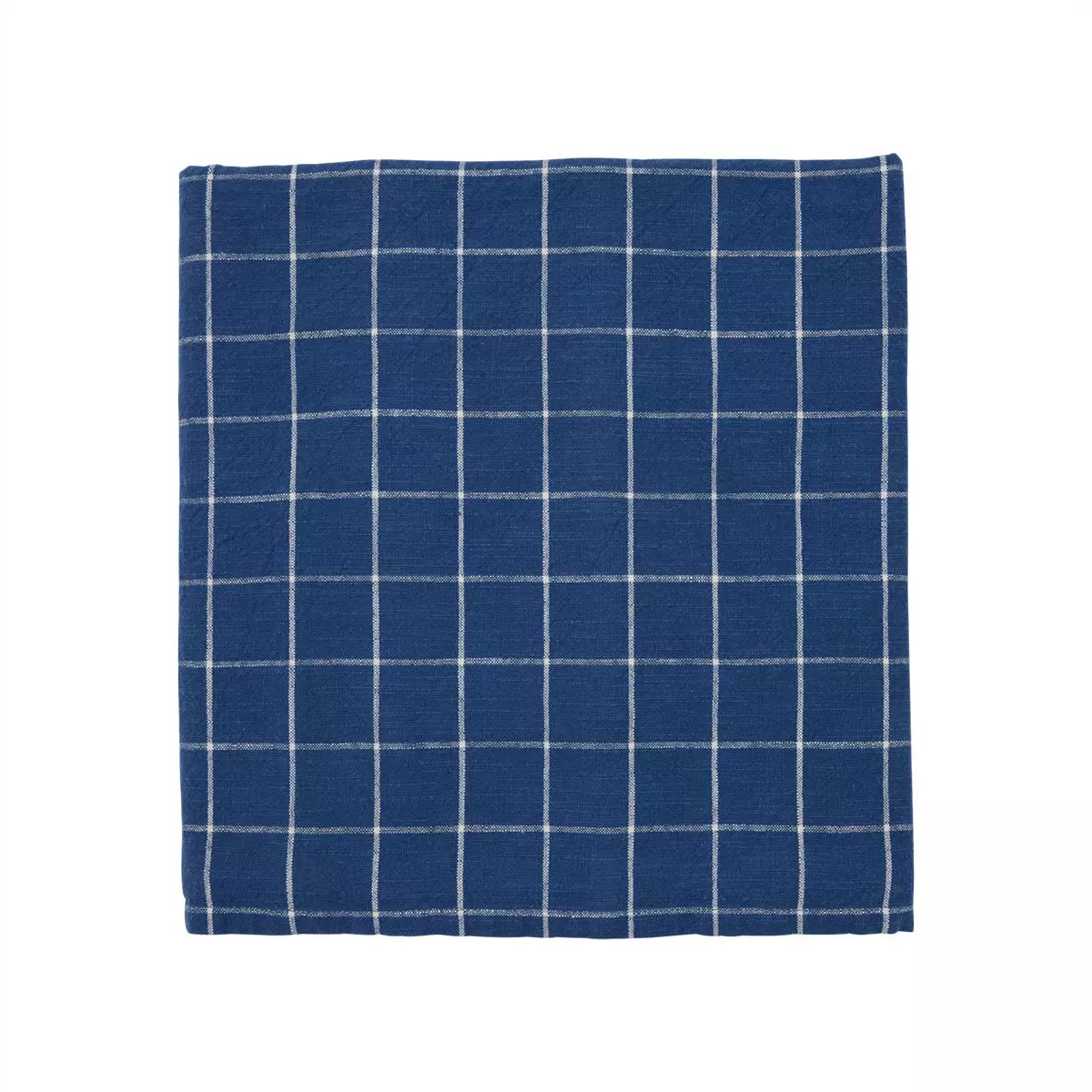 Oyoy Living Grid Tablecloth Darkblue-White 260X140