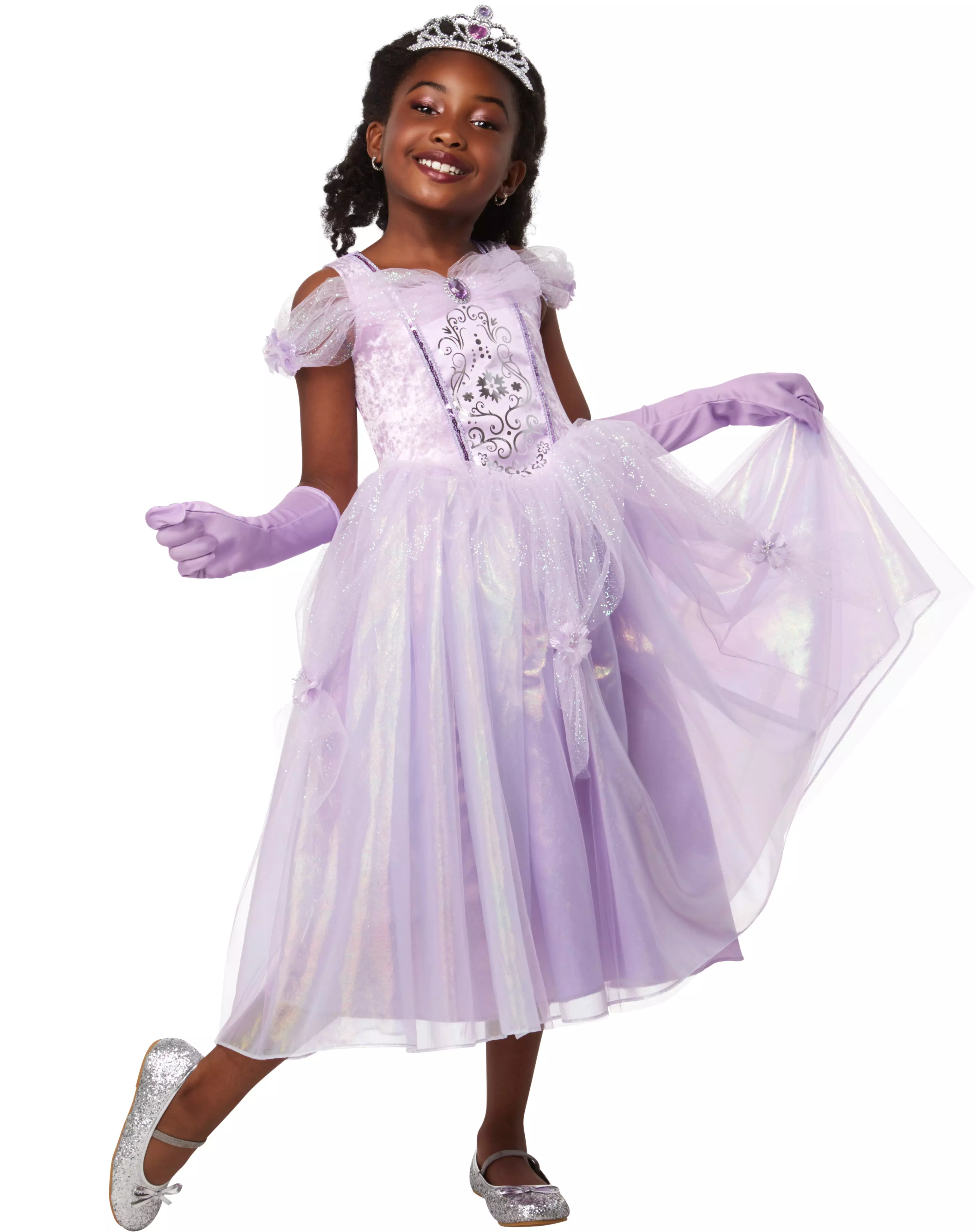 Rubies Deluxe Dress Lavender Princess Cm