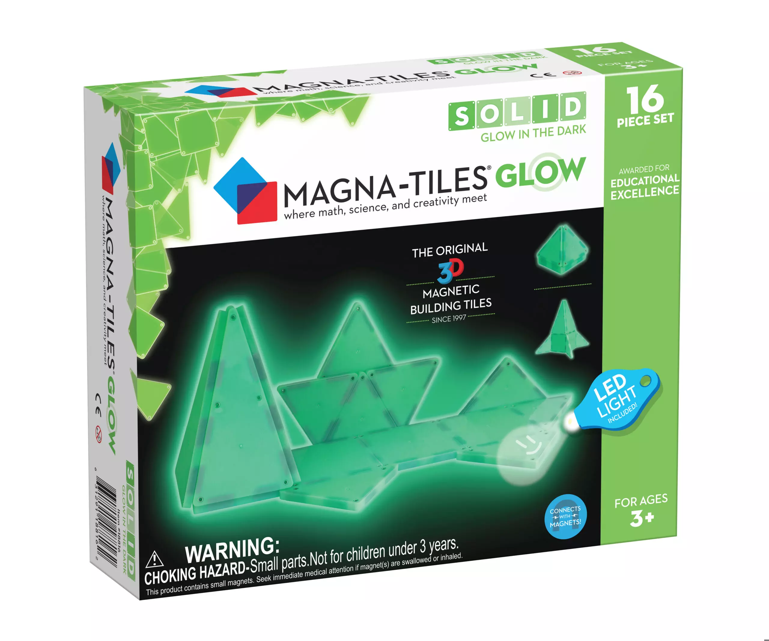 Magna-Tiles Glow Pcs Expansion Set 90215
