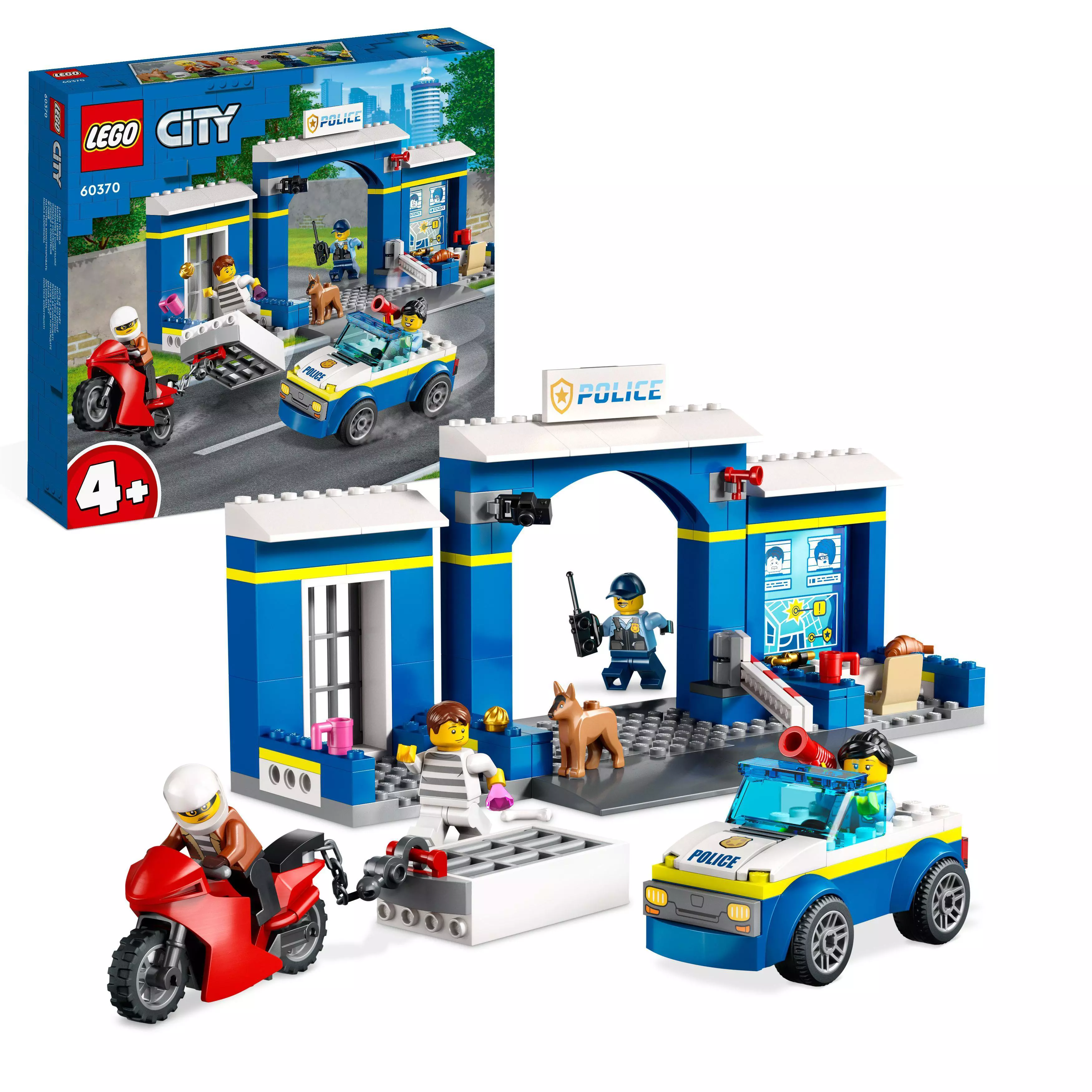 Lego City Takaa-Ajo Poliisiasemalla 60370