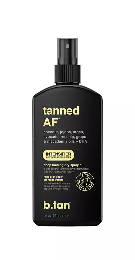 B.Tan Tanned Af Intensifier Tanning Oil
