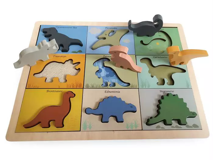 Magni- Dino Puzzle In Wood 3275