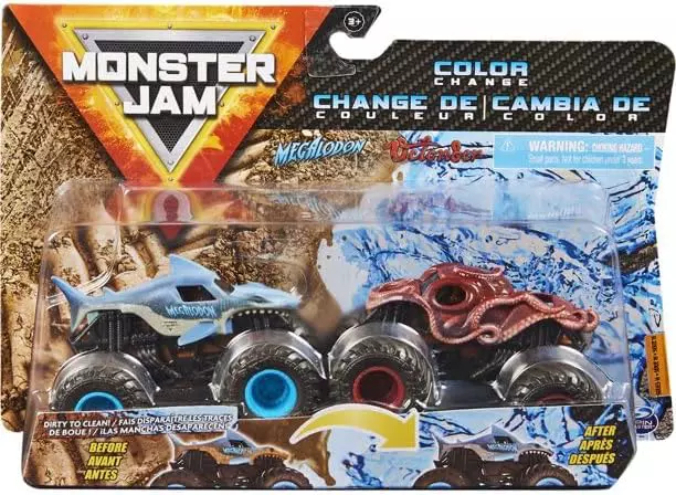 Monster Jam Color Change Megalodon Vs.