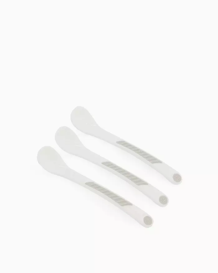 Twistshake Feeding Spoon Set Plusm White