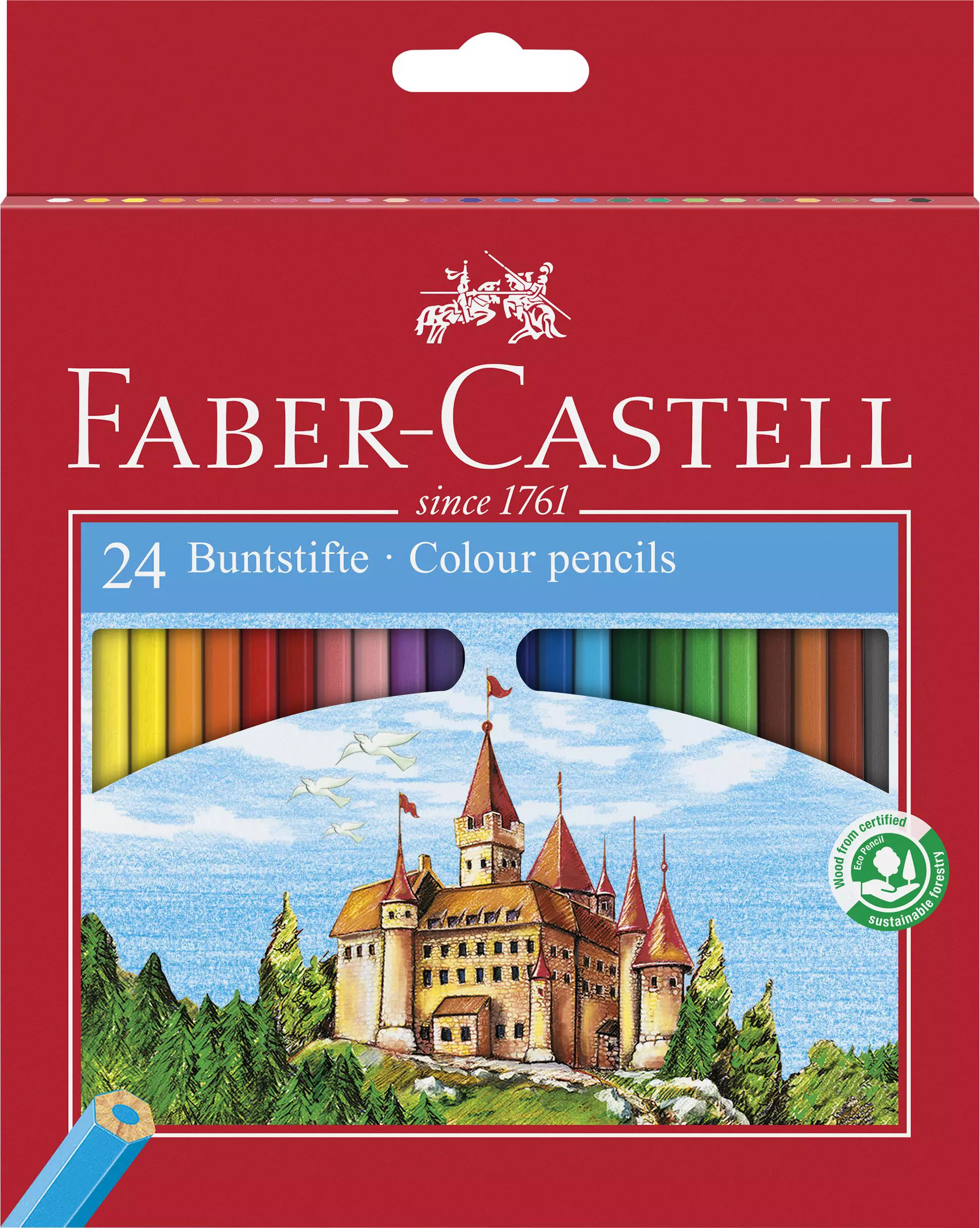 Faber-Castell Colour Pencil Castle Hexagonal Box