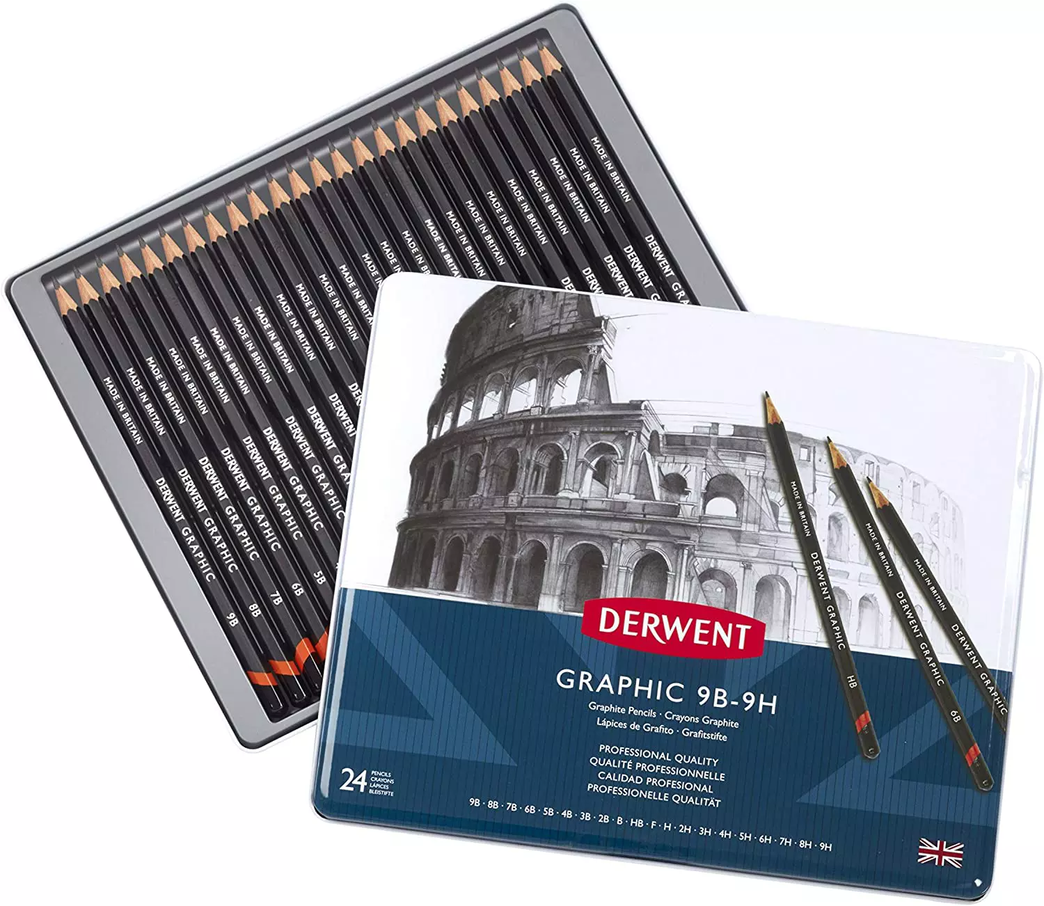 Derwent Graphic Pencil Set, Tin