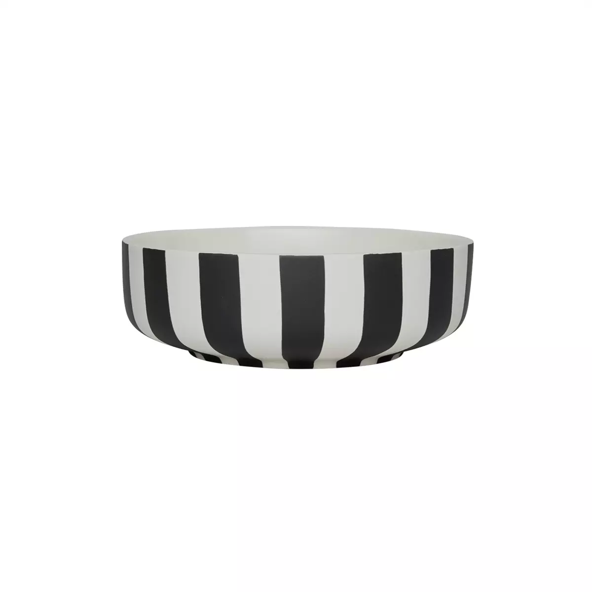 Oyoy Living Toppu Bowl Large Black-White