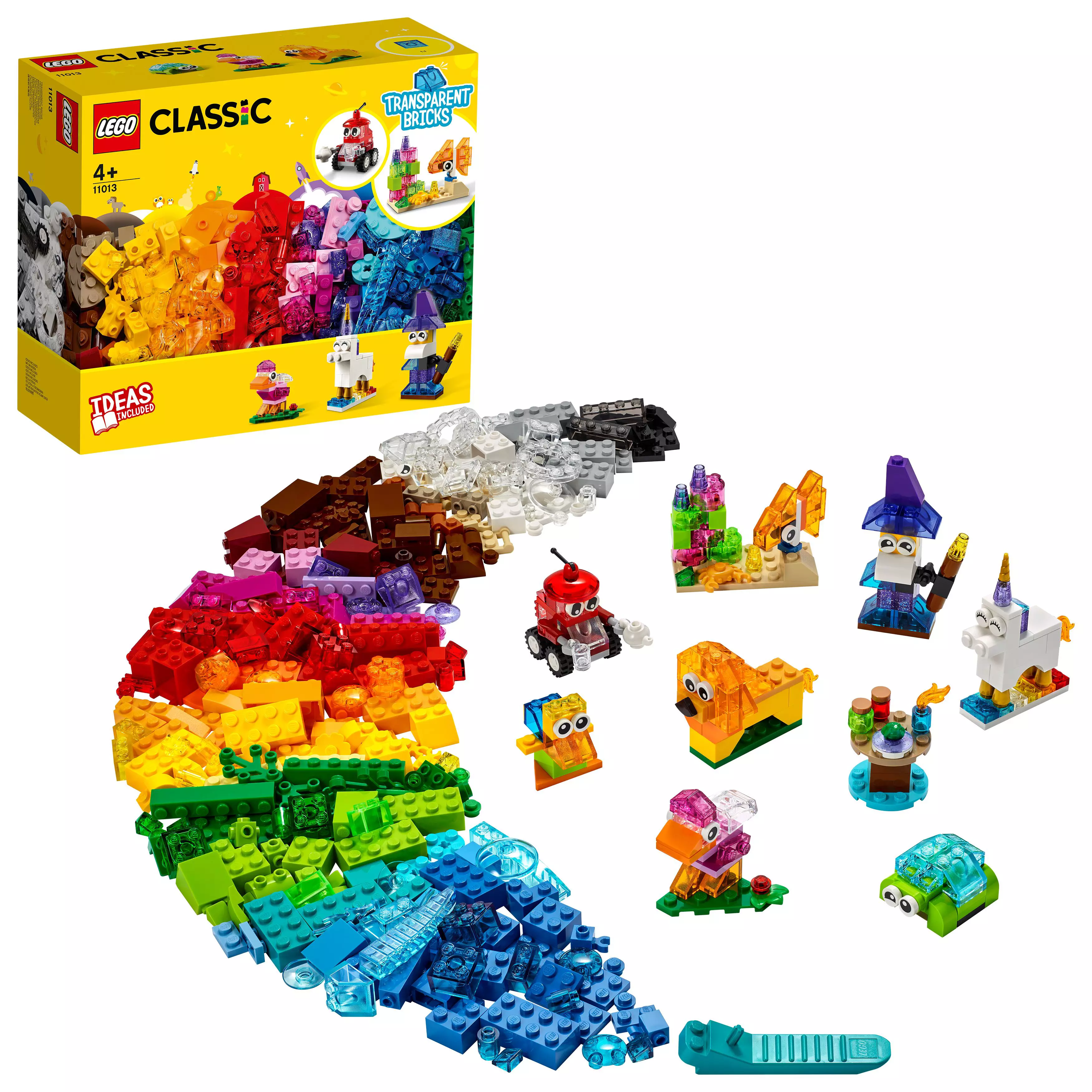 Lego Classic Luovan Rakentajan Läpinäkyvät Palikat