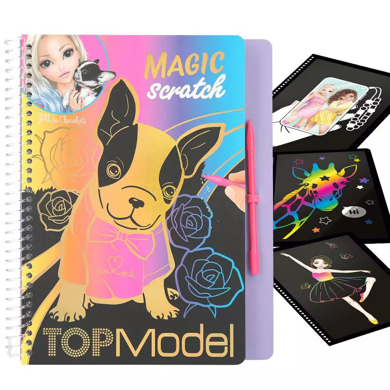 Topmodel Magic-Scratch Book 0412410