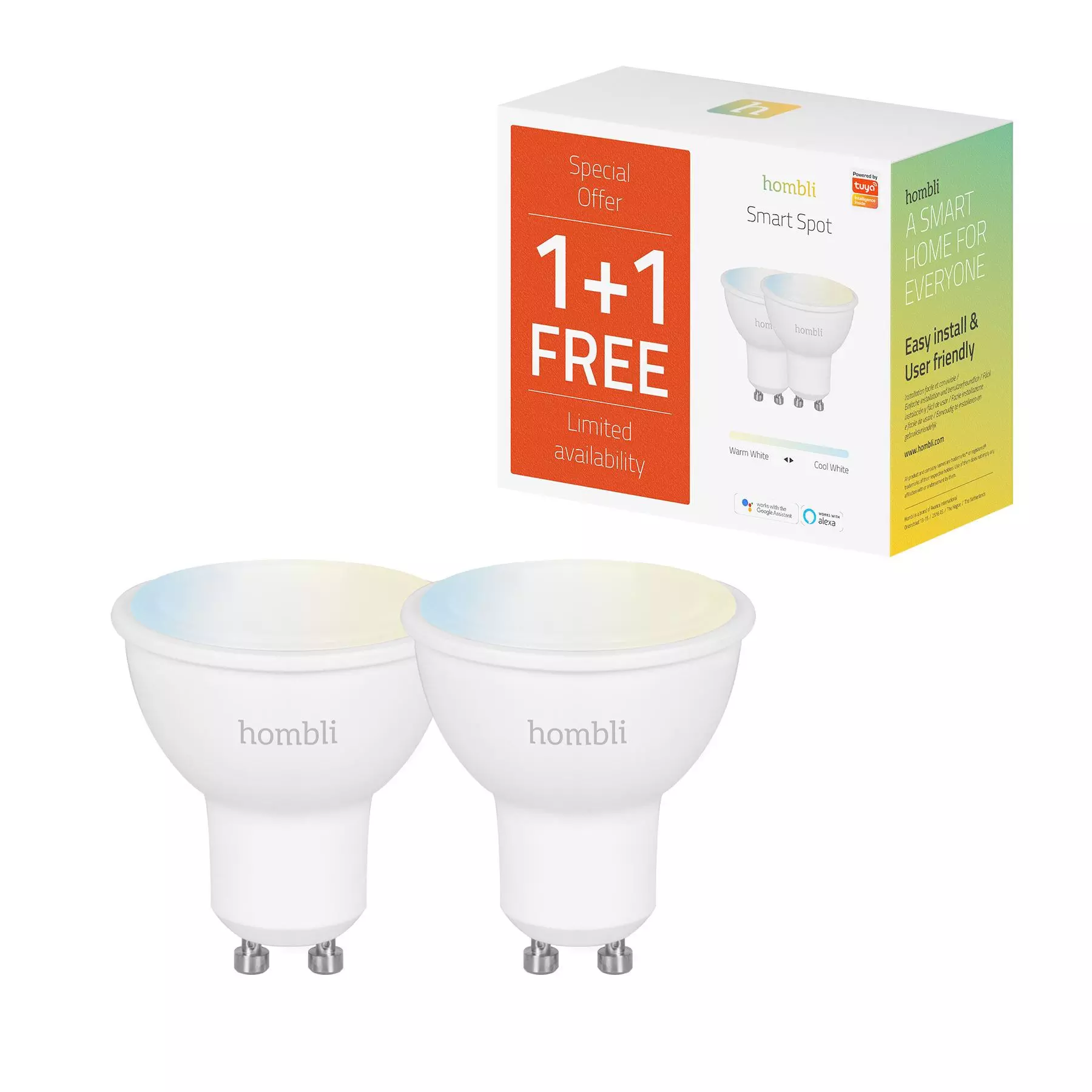 Hombli Gu10 Smart Bulb Cct Promo