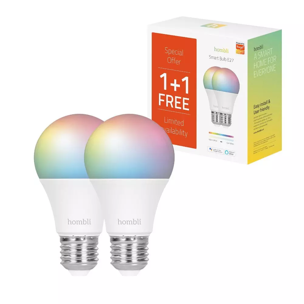 Hombli E27 Smart Bulb Color And