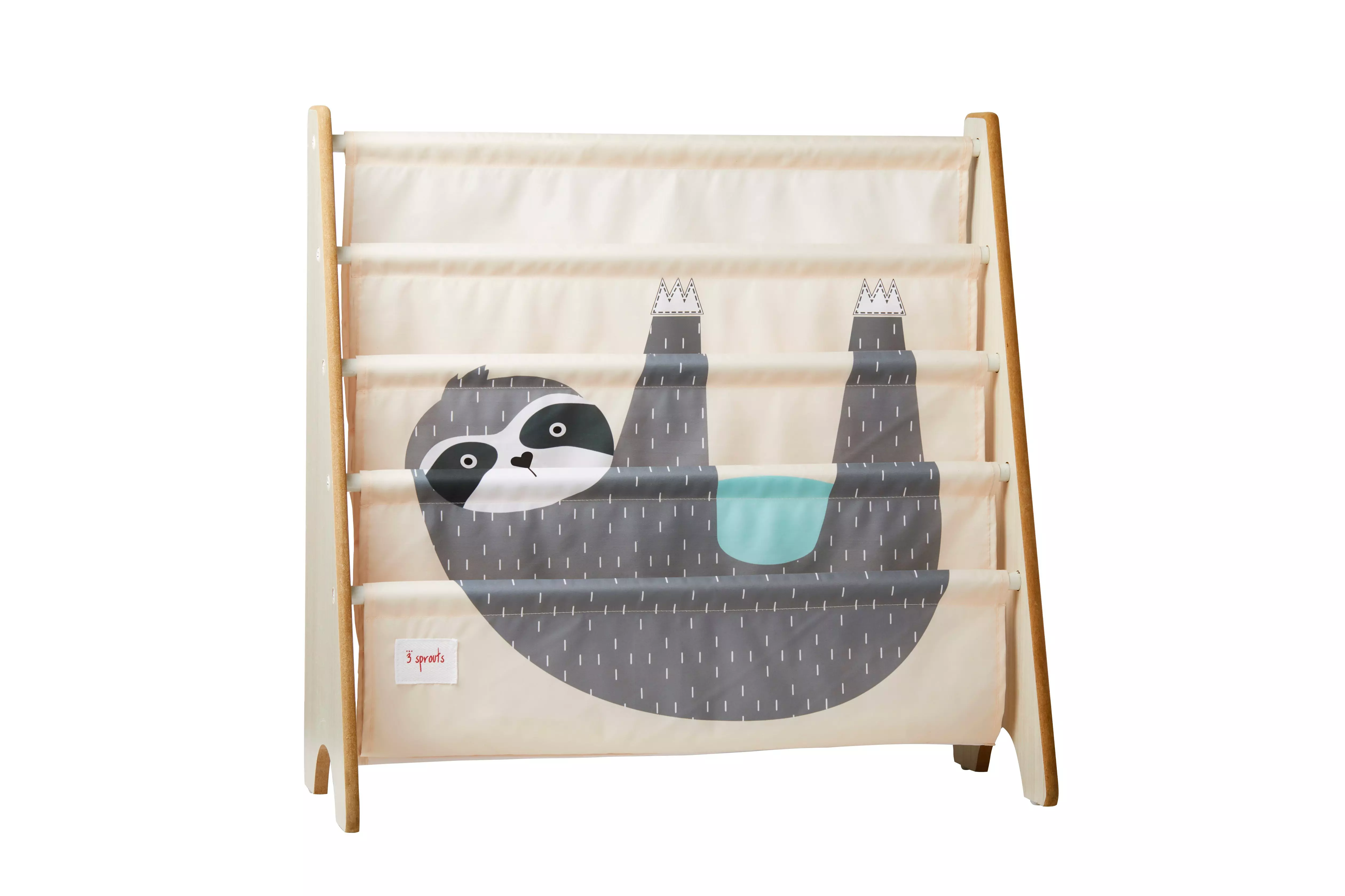 Sprouts Book Rack Gray Sloth