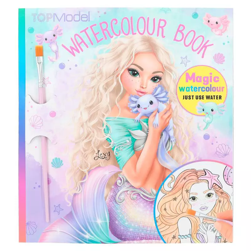 Topmodel Watercolour Book Mermaid 412414