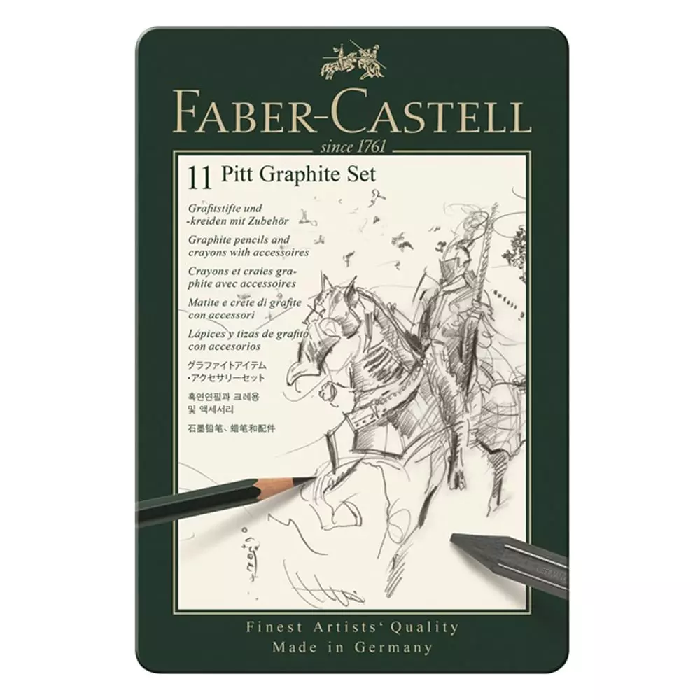Faber-Castell Set Pitt Graphite Tin Of