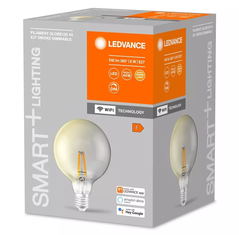 Ledvance Smartplus Filament Globe Smoked E27