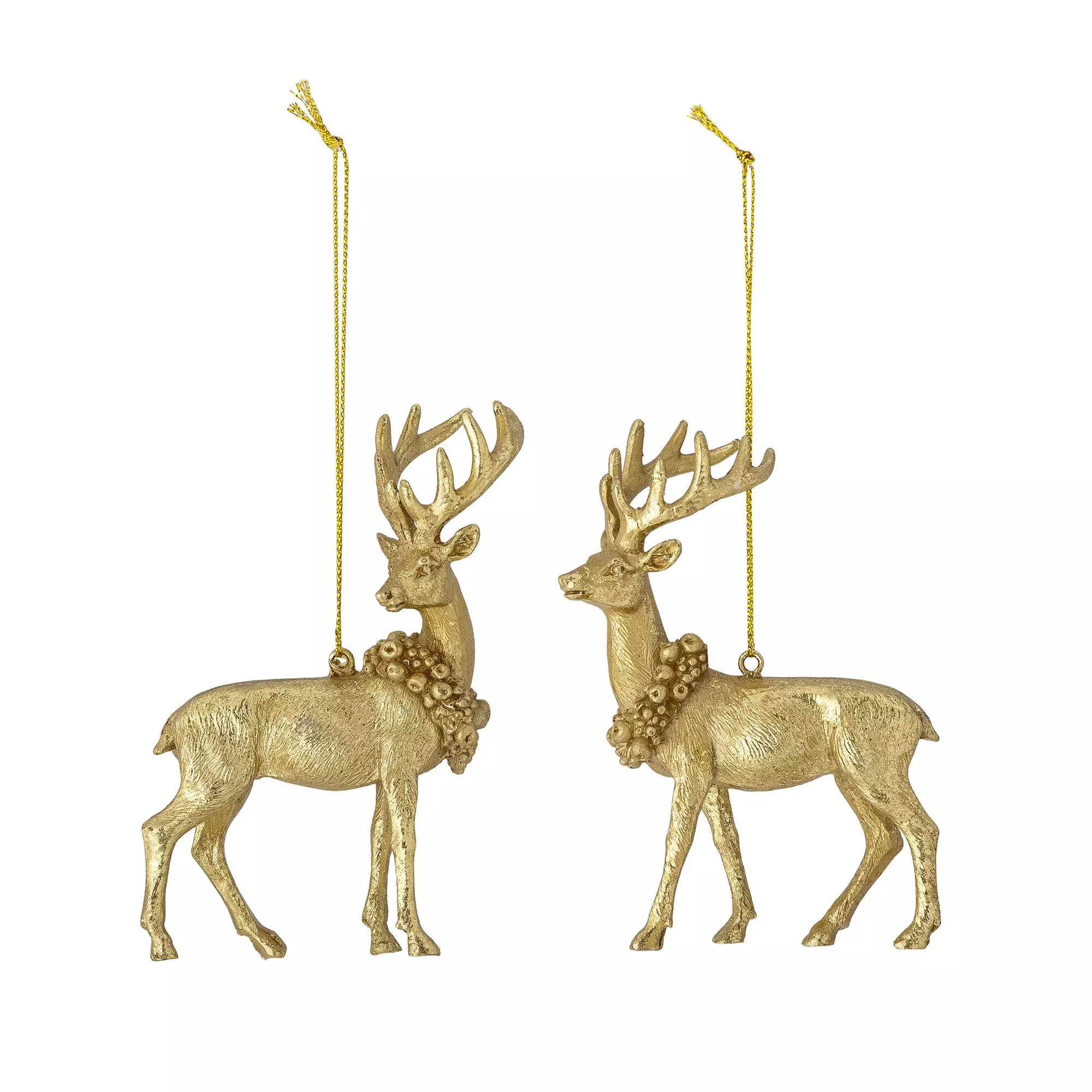 Bloomingville Set Of Elijah Reindeer Ornaments