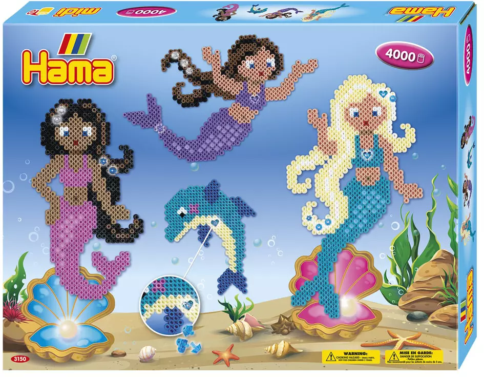 Hama Beads Midi Giftbox Mermaids 383150