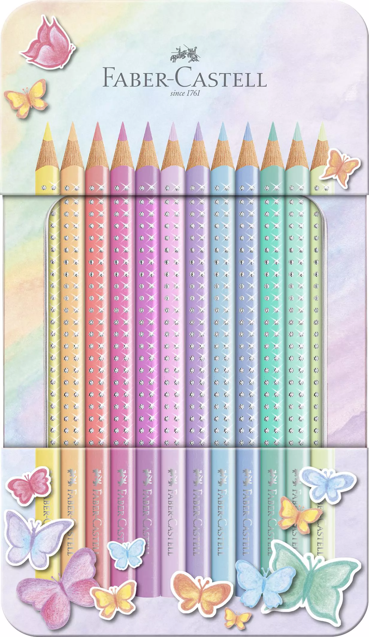 Faber-Castell Pencil Sparkle Tin Pcs 201910