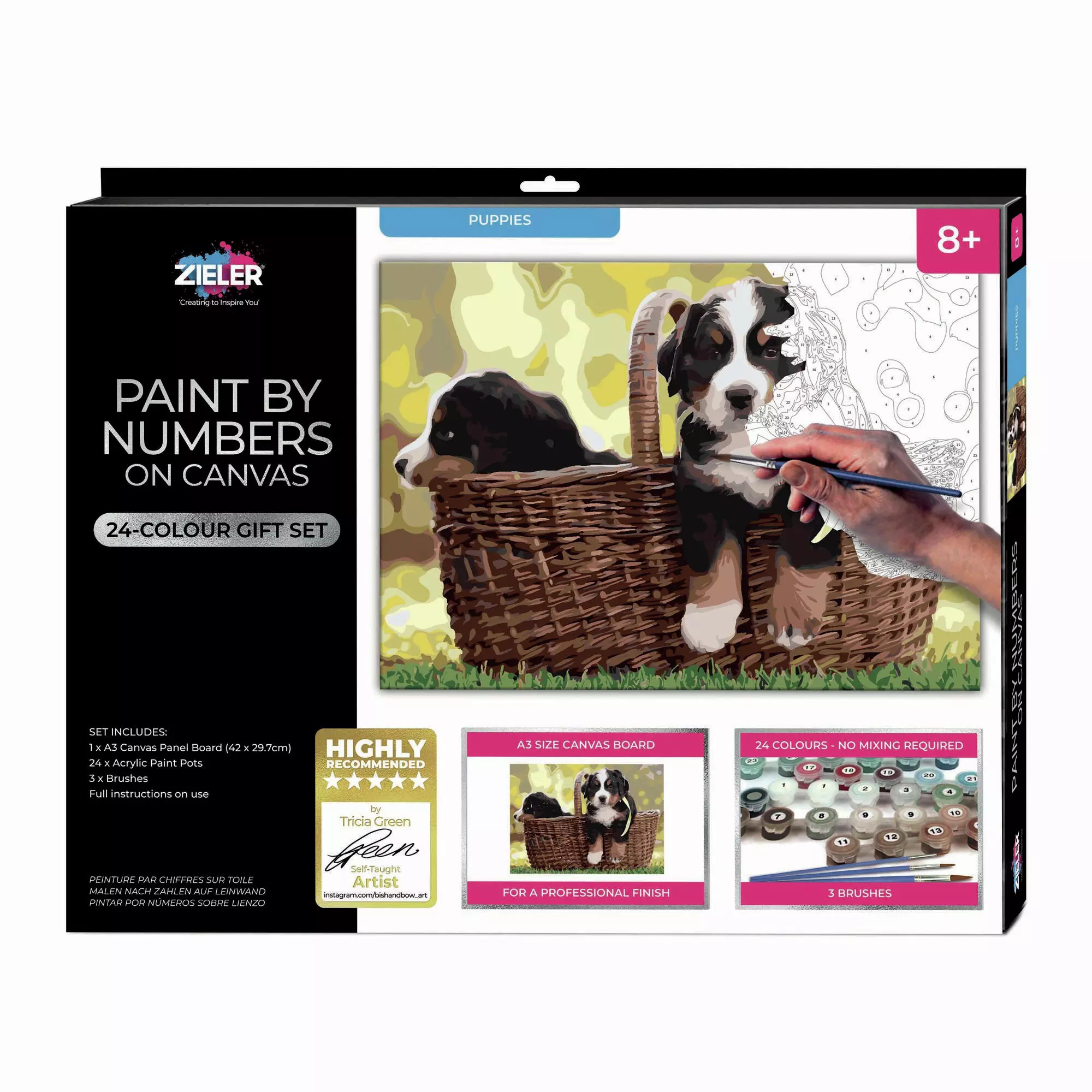 Zieler Paint By Numbers Dogs 609299437