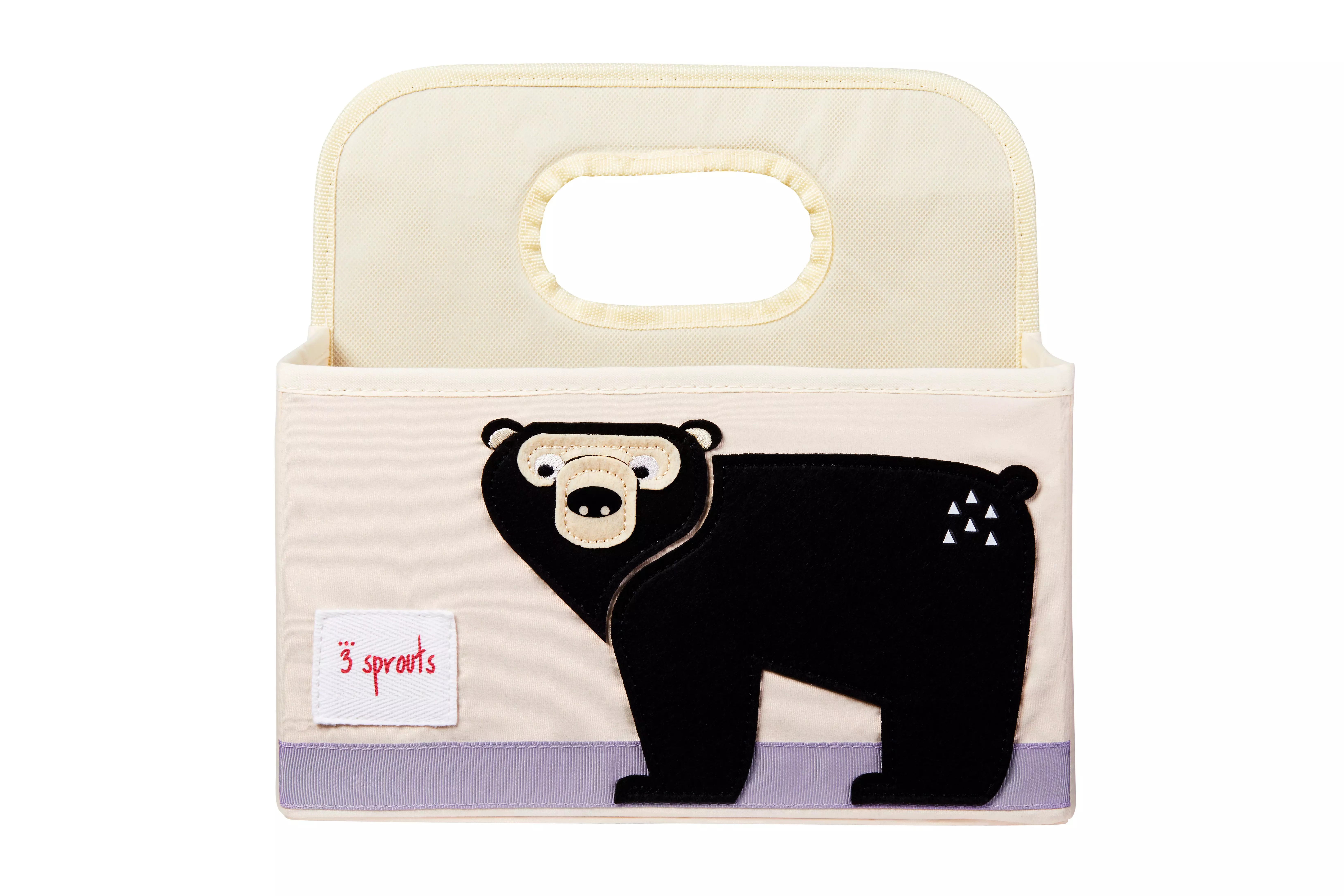 Sprouts Diaper Caddy Black Bear