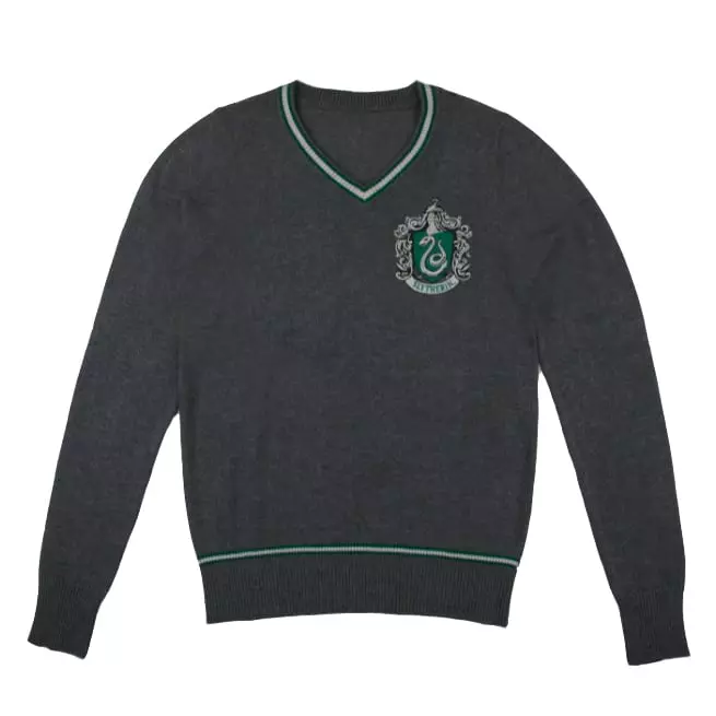 Harry Potter Slytherin Grey Knitted Sweater