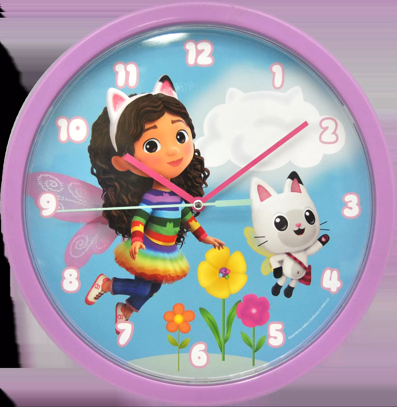 Kids Licensing Wall Clock Gabbys Dollhouse