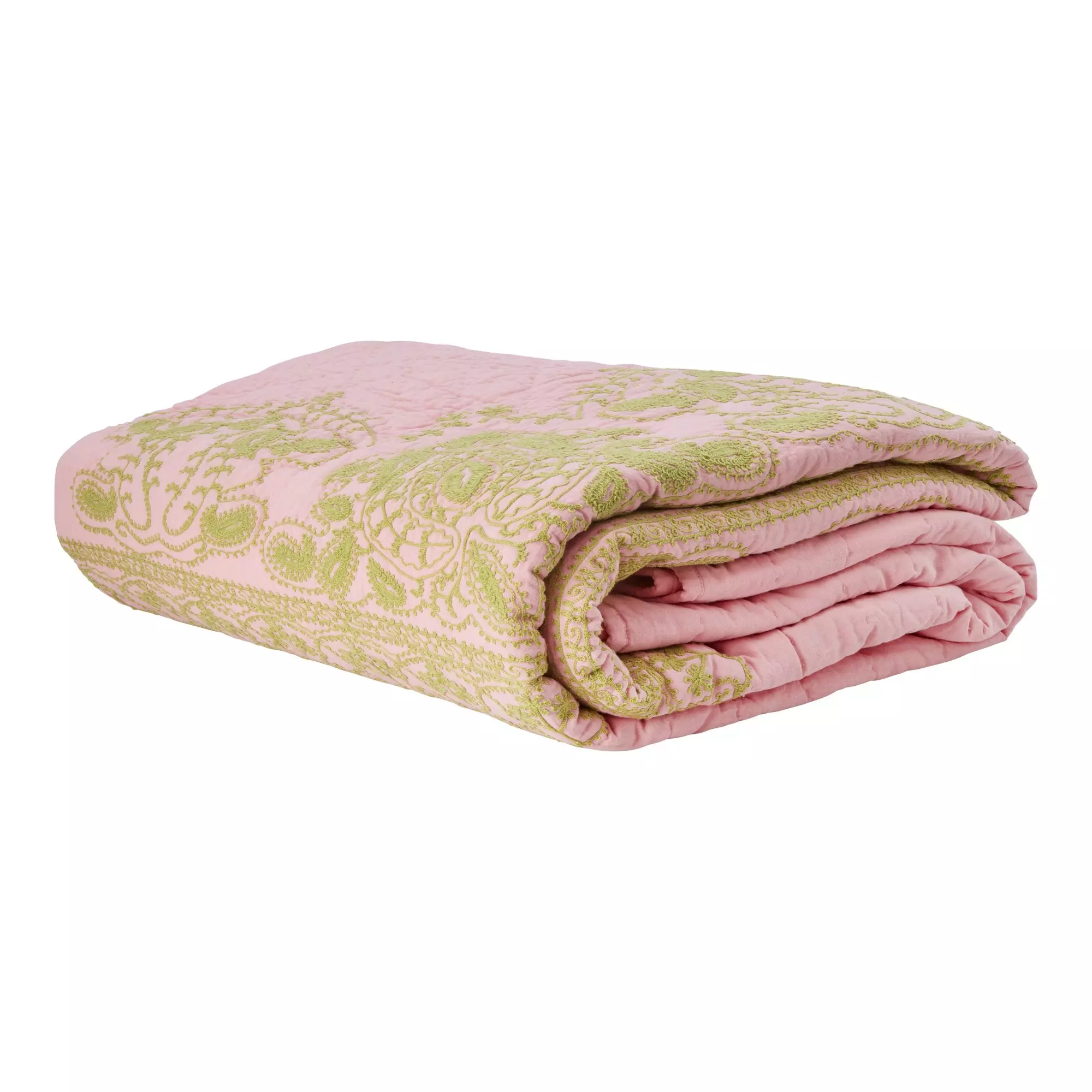 Rice Cotton Quilt Bedspread In Soft