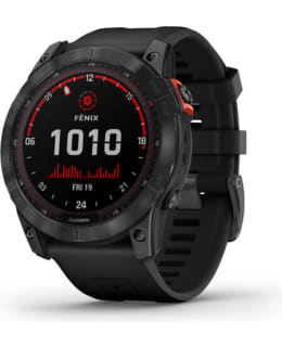 Garmin Fenix 7X Solar Tummanharmaa/Musta Multisport Gps Kello