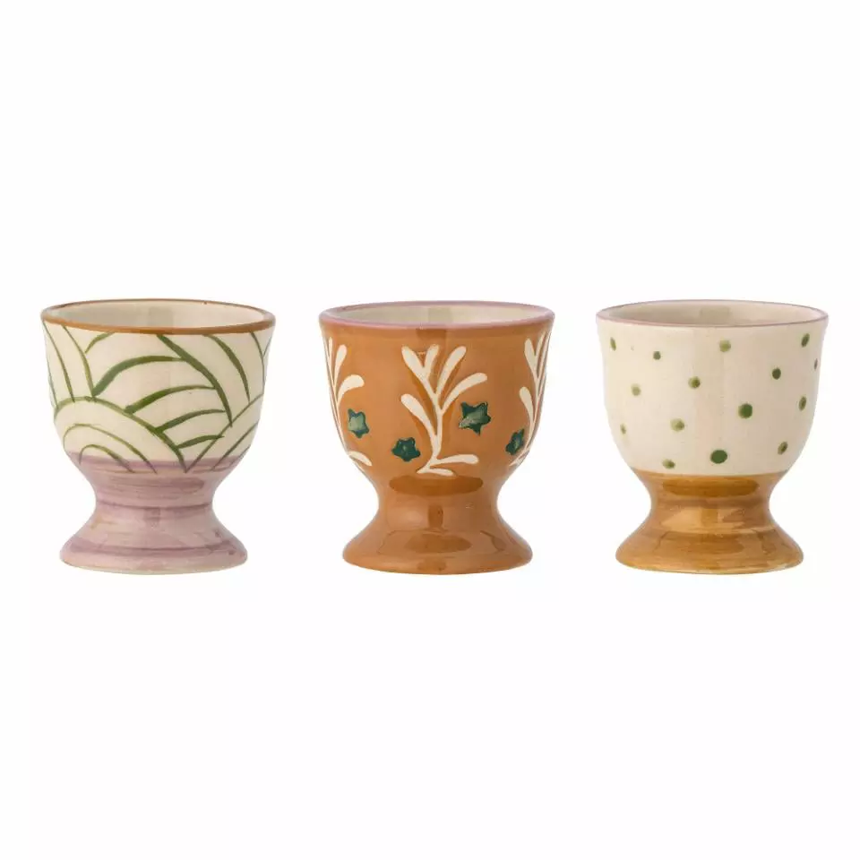 Bloomingville Vincent Egg Cup, Brown, Stoneware