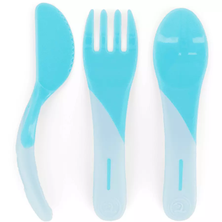 Twistshake Learn Cutlery Plusm Pastel Blue