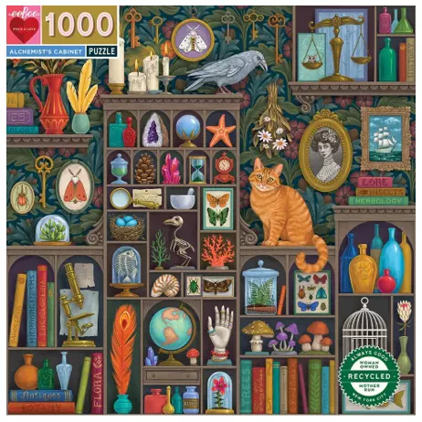 Eeboo Puzzle 1000 Pcs Alchemists Cabinet
