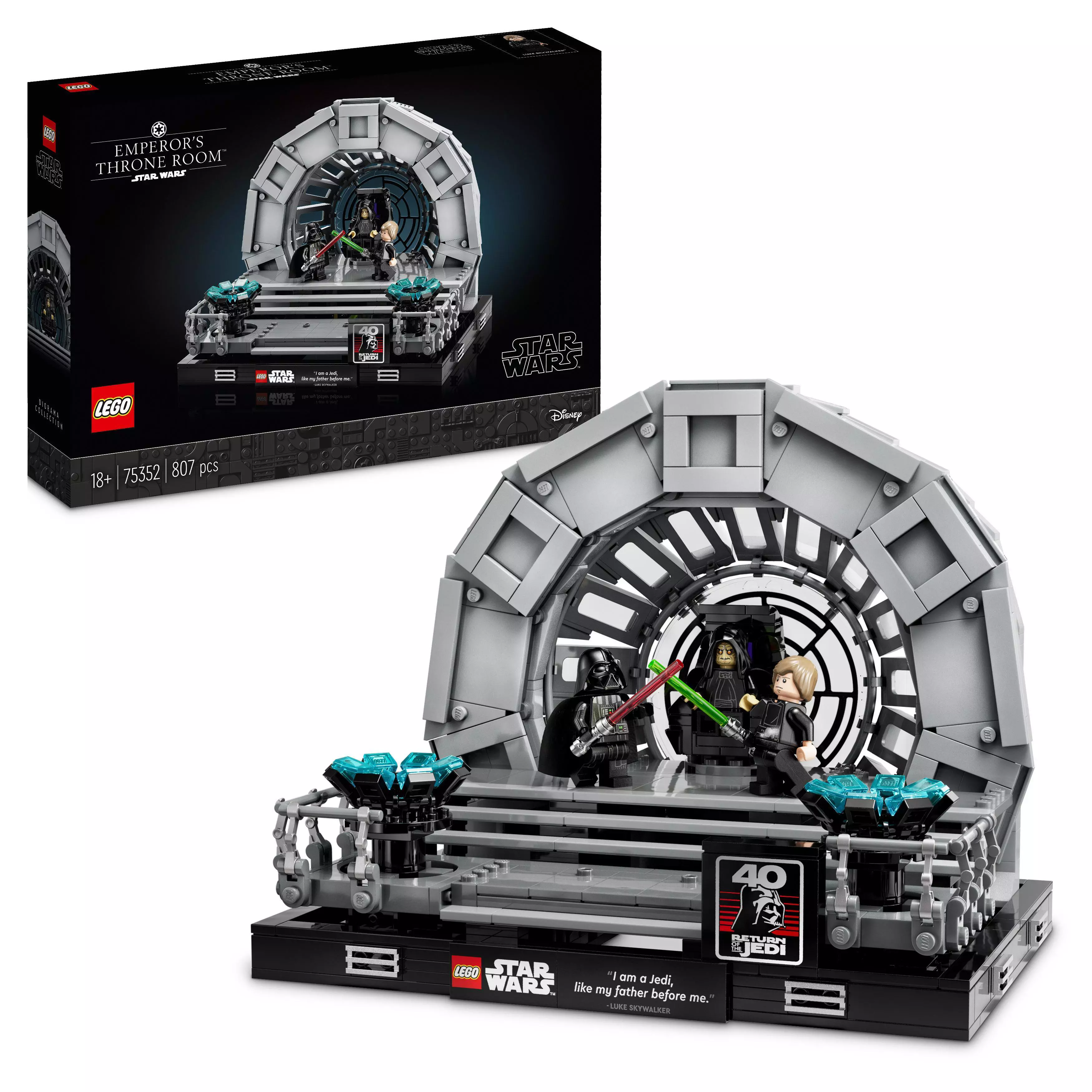 Lego Star Wars Keisarin Valtaistuinsali‑ Dioraama