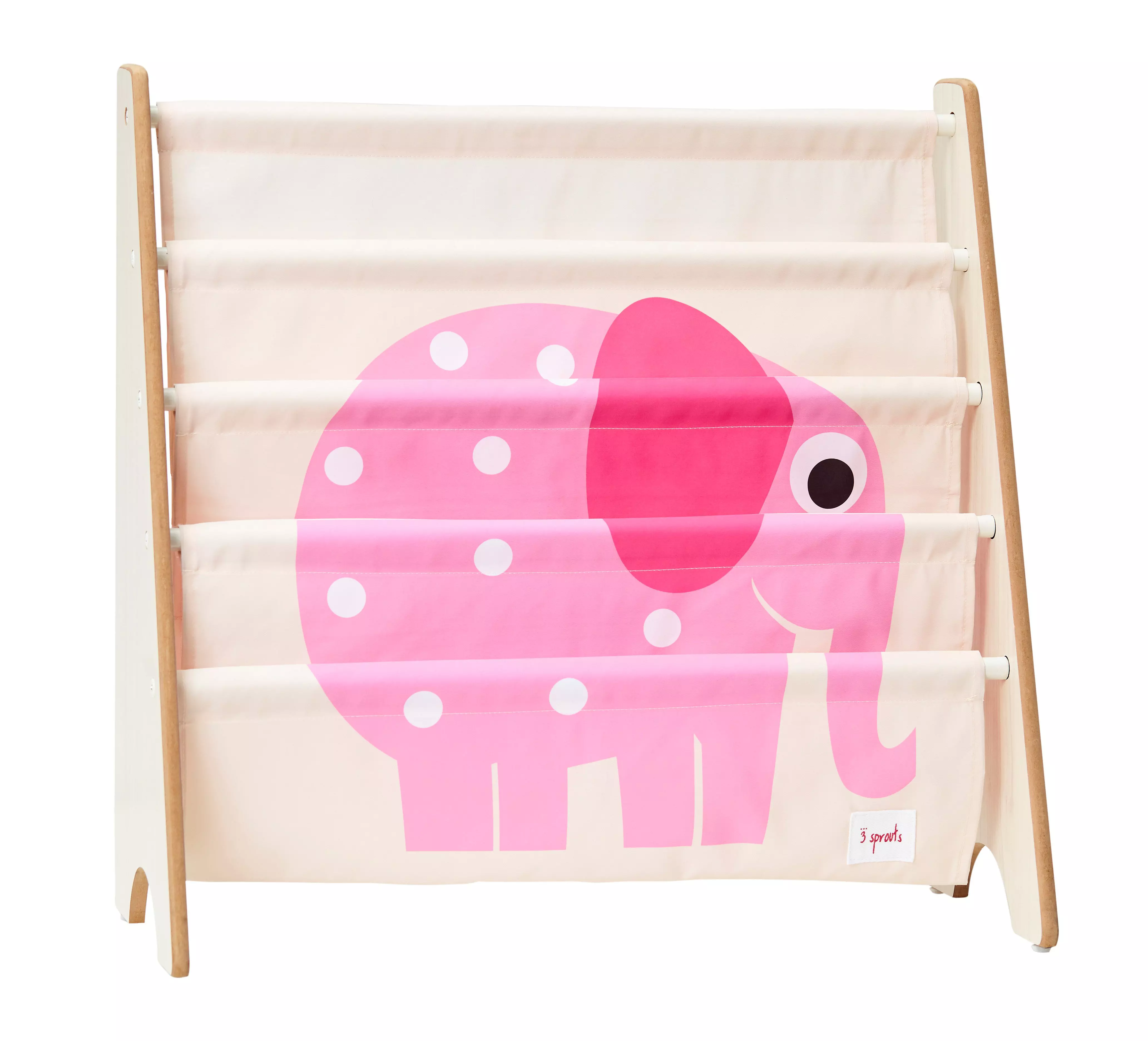 Sprouts Book Rack Pink Elephant