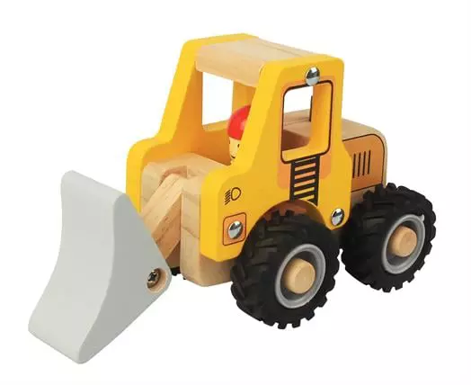 Magni Wooden Bulldozer Truck With Rubber