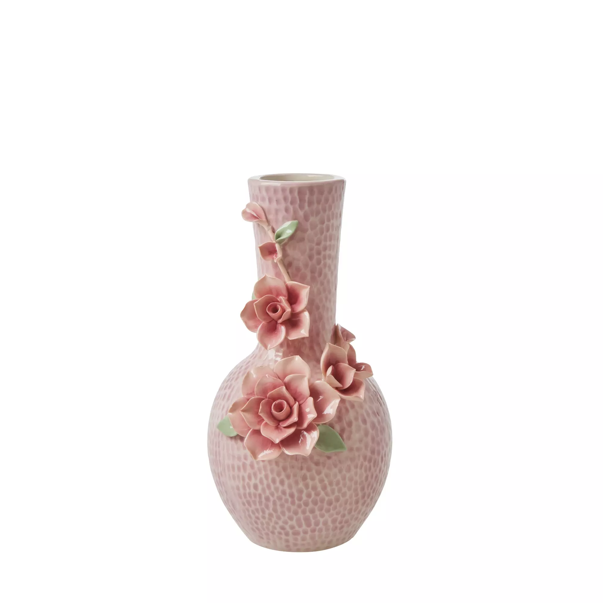 Rice Ceramic Small Vase Pink