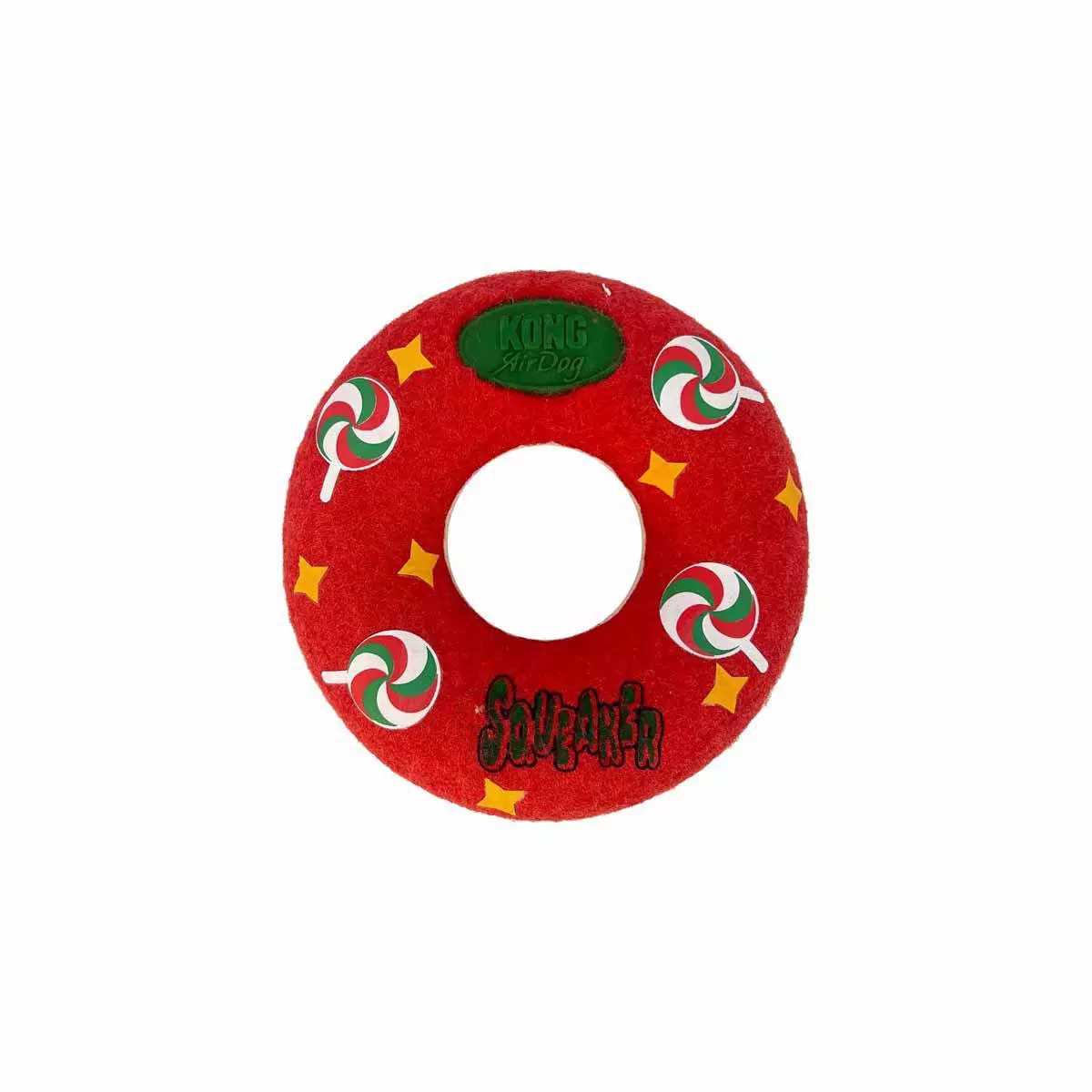 Kong Holiday Airdog Squeaker Donut M