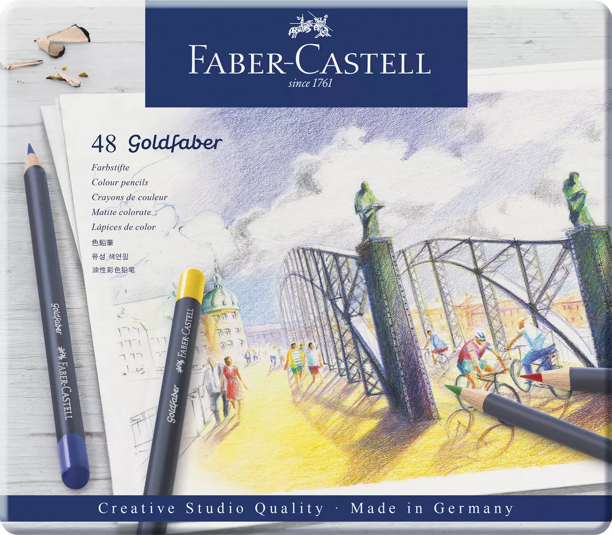 Faber-Castell Goldfaber Colour Pencil Tin Of