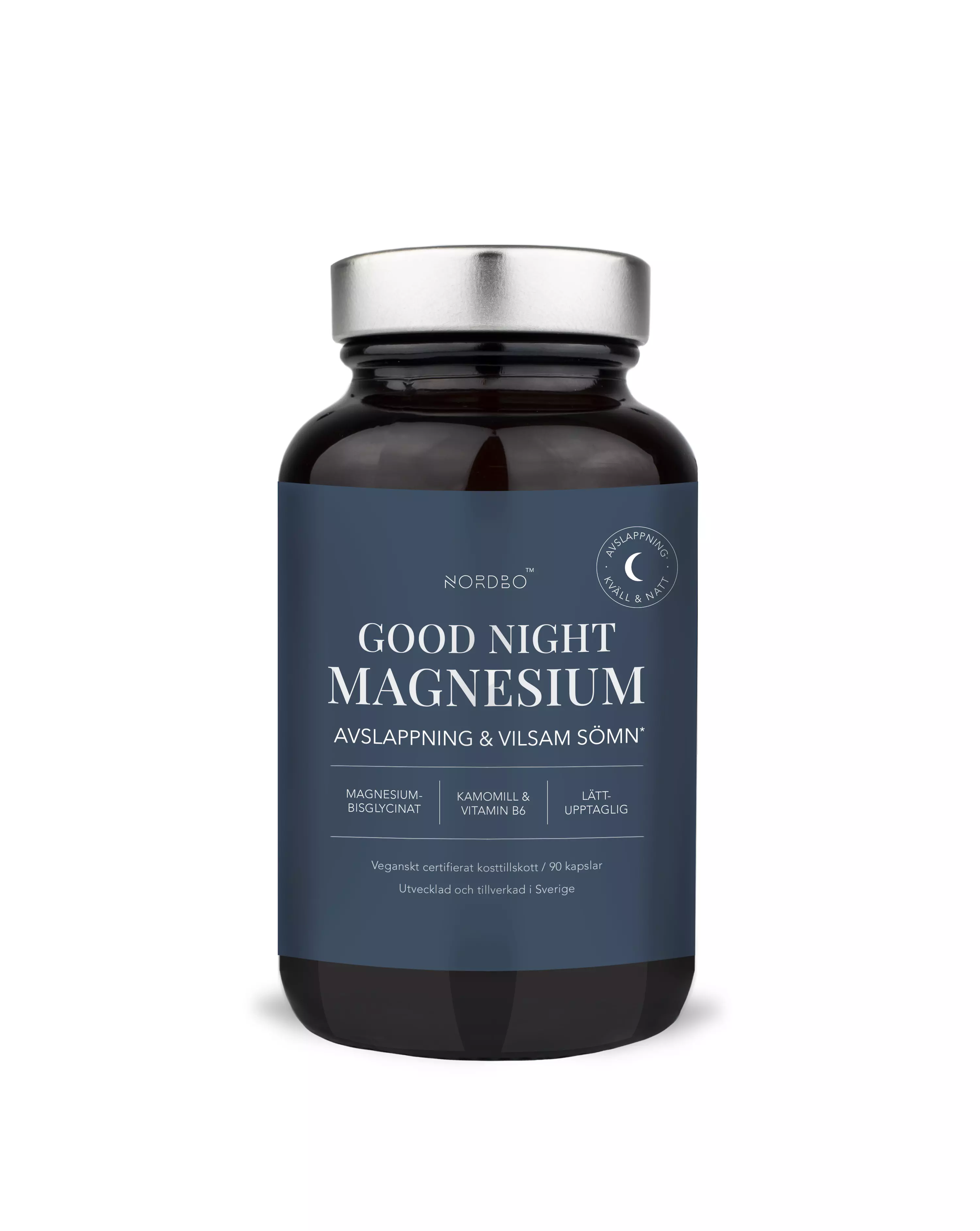 Nordbo Good Night Magnesium Vegan Capsules