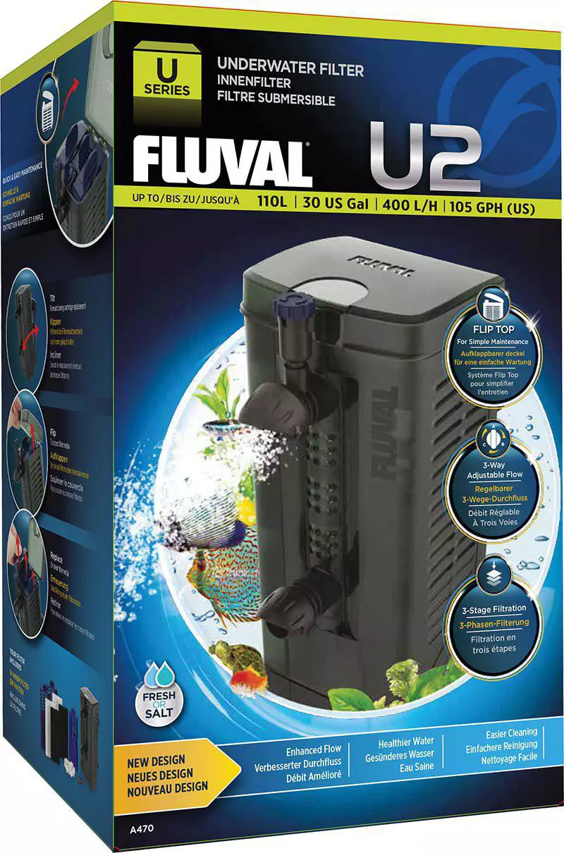Fluval Internal Filter U2 400L-H For