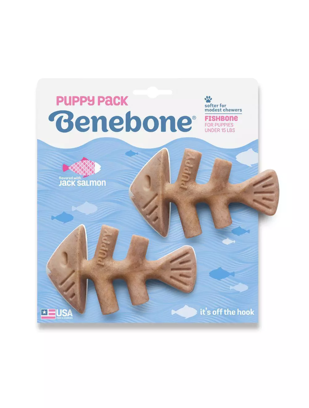 Benebone Fishbone Puppy -Pack Mini 12Cm